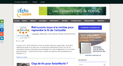 Desktop Screenshot of lechodusolaire.fr