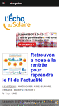 Mobile Screenshot of lechodusolaire.fr